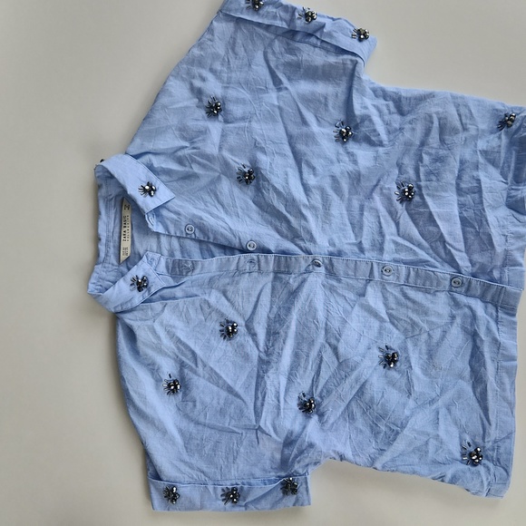 Classic Pre 2010 Zara Basic button down  XS - Picture 1 of 8
